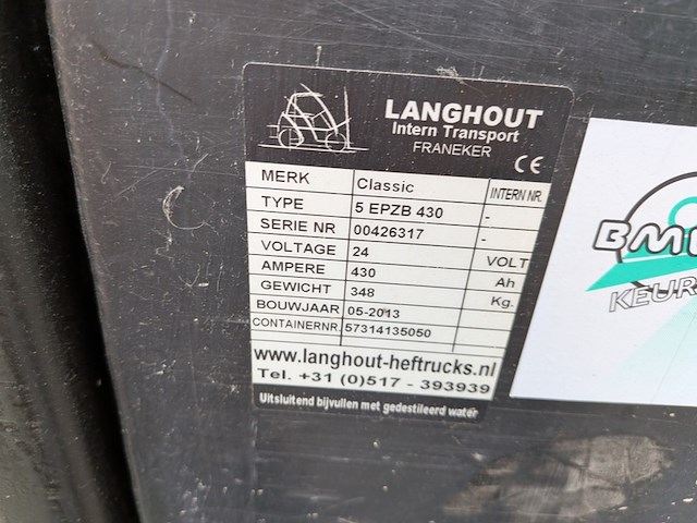 Meerij-stapelaar bt, spe125l, bouwjaar 2013 - afbeelding 7 van  16