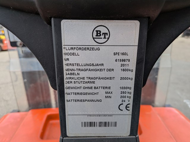 Meerij-stapelaar, bt, spe160l, 2011 - afbeelding 3 van  19