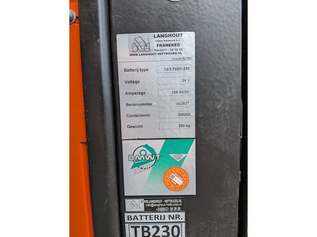 Meerij-stapelaar, bt, spe160l, 2011 - afbeelding 8 van  19