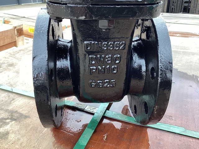 Mega gietijzeren schuifafsluiter dn80 pn10 (8x) - afbeelding 6 van  7