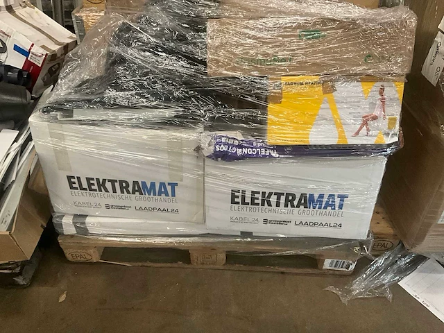 Mega partij retourgoederen - eurom, magnum, abb, solar, eaton, tkf, wallbox, ymvk, gira, - laadpalen, verwarming, aardlekautomaten, koeling, vloerverwarming, thermostaten, sanitair, infrorood, stroomdraad, keukenapparatuur, verlichting etc - afbeelding 1 van  38