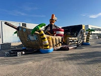 Mega piraten shooter speelboot springkussen
