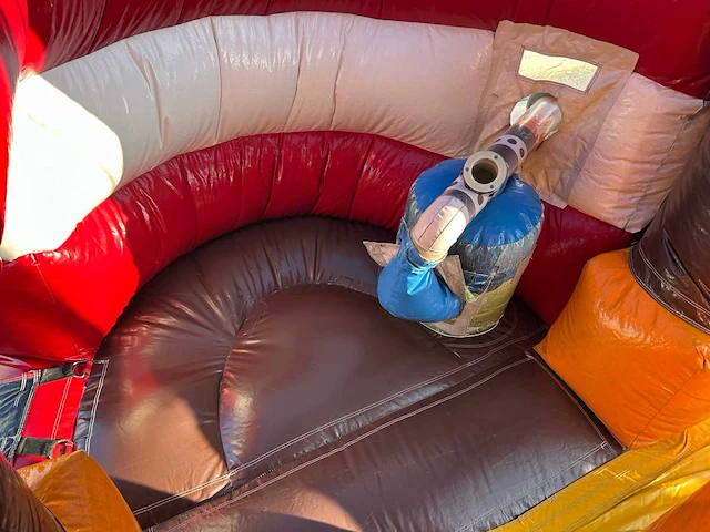 Mega piraten shooter speelboot springkussen - afbeelding 14 van  16