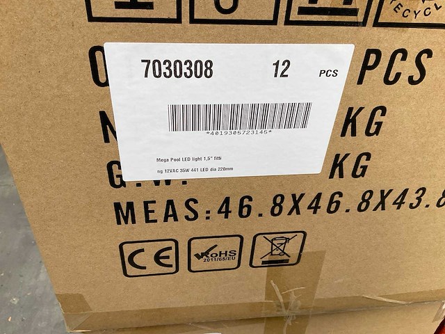 Mega pool led light 1,5” zwembadlamp (12x) - afbeelding 3 van  3