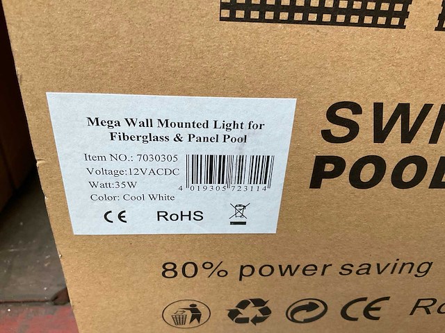 Mega pool led swimming pool light 7030305 (2x) - afbeelding 2 van  3