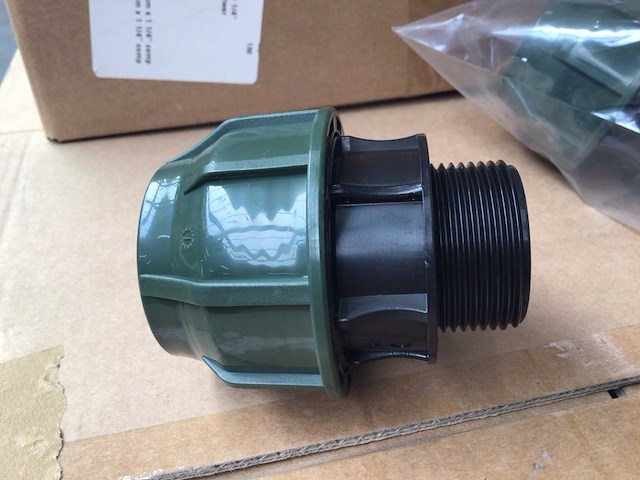 Mega pp male adaptor koppeling (540x) - afbeelding 1 van  6