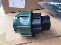 Mega pp male adaptor koppeling (540x) - afbeelding 1 van  6