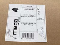 Mega pp male adaptor koppeling (540x) - afbeelding 2 van  6