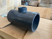 Mega pvc t-stuk 125x63mm (32x) - afbeelding 1 van  6