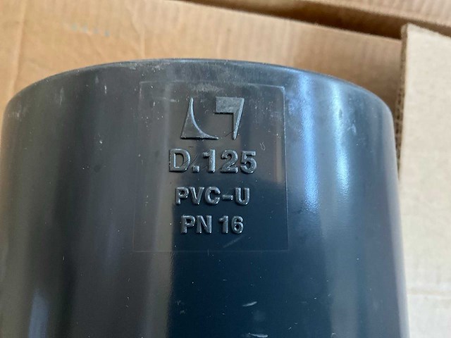 Mega pvc t-stuk 125x63mm (32x) - afbeelding 4 van  6