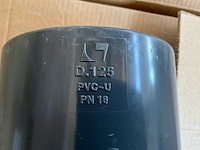 Mega pvc t-stuk 125x63mm (32x) - afbeelding 4 van  6