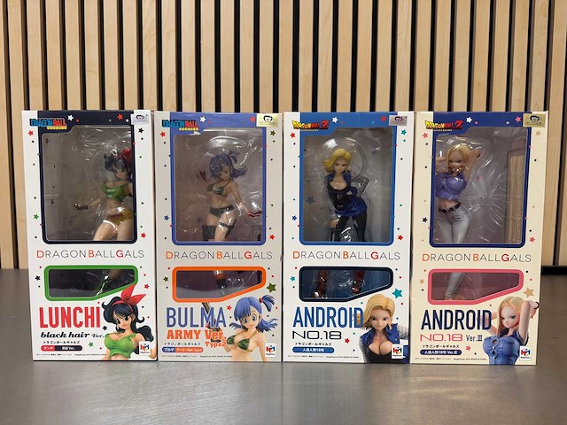 Megahouse - dragon ball gals collectiefiguren (4x) - afbeelding 1 van  9