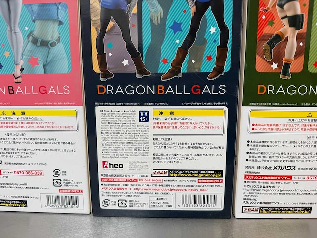 Megahouse - dragon ball gals collectiefiguren (4x) - afbeelding 8 van  9
