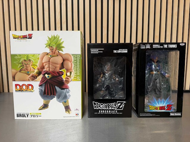 Megahouse / banpresto / bandai namco - dragon ball z collectiefiguren (3x) - afbeelding 1 van  18