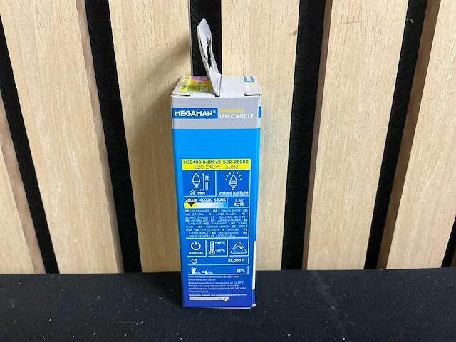 Megaman mm9997 led candle (240x) - afbeelding 1 van  4