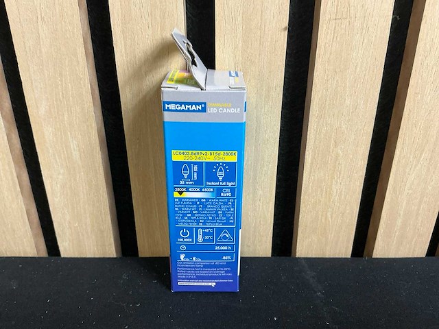 Megaman mm9998 led candle (240x) - afbeelding 1 van  2