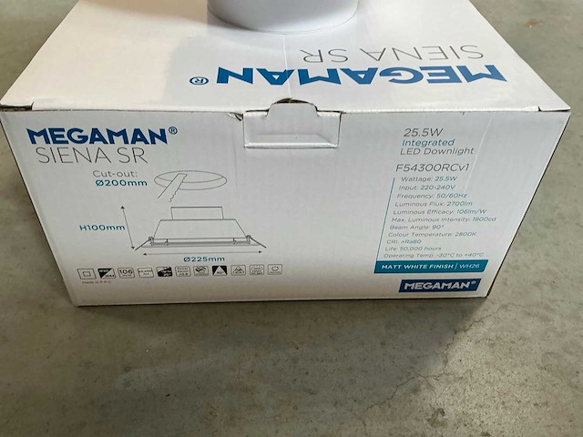 Megaman siena 519284 downlight (9x) - afbeelding 3 van  5