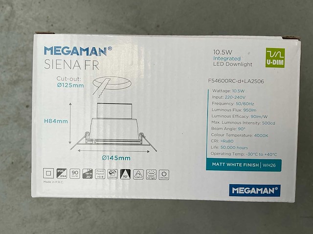 Megaman sienna fr 519290 downlight (48x) - afbeelding 7 van  7