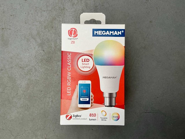 Megaman zigbee led rgwb classic (120x) - afbeelding 1 van  5