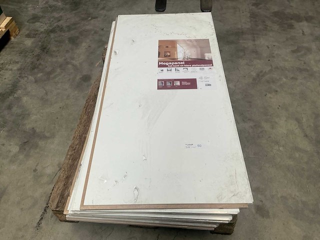 Megapanel parel wit 10mm plafond panelen - afbeelding 1 van  1