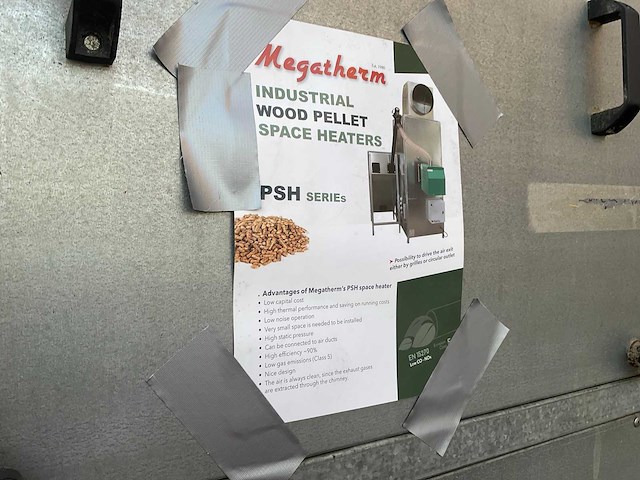 Megatherm psh 250 industriële pelletkachel - afbeelding 11 van  13