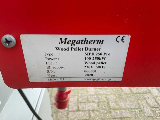 Megatherm psh 250 industriële pelletkachel - afbeelding 3 van  12