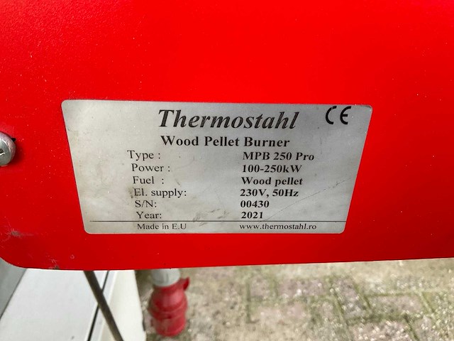 Megatherm psh 250 industriële pelletkachel - afbeelding 4 van  13