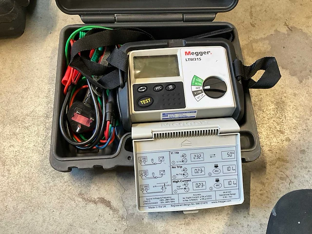 Megger ltw315 loop tester - afbeelding 4 van  8