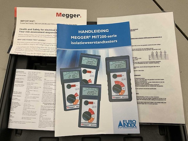 Megger mit200 isoleerweerstandmeter - afbeelding 4 van  4