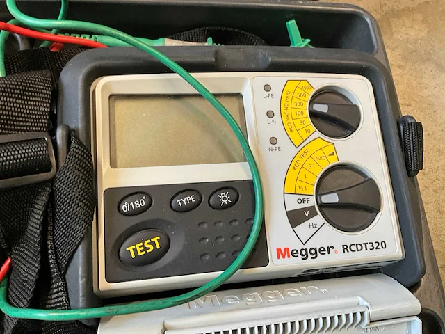 Megger rcdt320 rcd tester - afbeelding 3 van  8