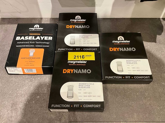 Megmeister drynamo base layer dames (4x) - afbeelding 1 van  2