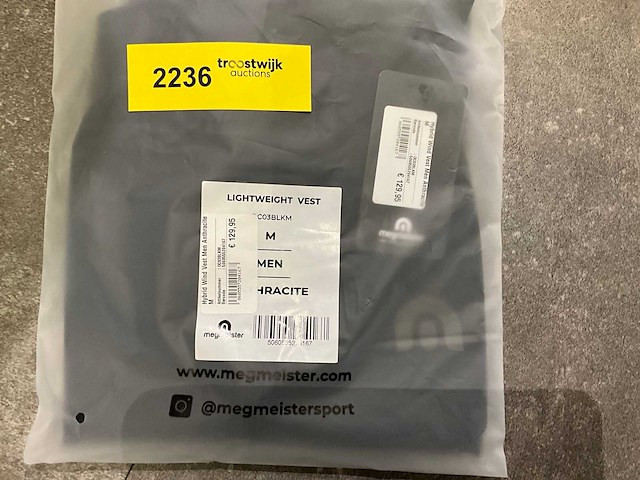 Megmeister hybrid windstopper mouwloos heren - m - afbeelding 4 van  4