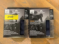 Megmeister merino baselayer long sleeve crewneck - l/xl (2x) - afbeelding 1 van  2