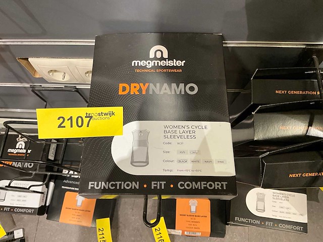 Megmeister sleeveless base layer women - m/l - afbeelding 2 van  2