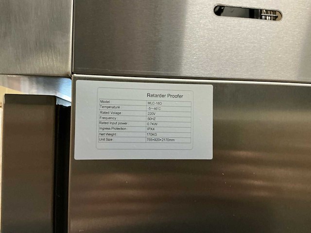 Meichu mlc-18d rijskast - afbeelding 7 van  7