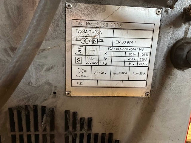 Meierschultz mig400 / ms15 mig lasapparaat - afbeelding 6 van  6