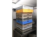Meiko - dv 80 t - rvs korven doorschuif vaatwasmachine met miniline water ontharder en rvs aan- en afvoertafel - afbeelding 5 van  13