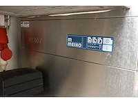 Meiko - dv 80 t - rvs korven doorschuif vaatwasmachine met miniline water ontharder en rvs aan- en afvoertafel - afbeelding 9 van  13