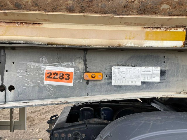 Meiller - 2016 - kisa 3 kipper dump trailer - oplegger - afbeelding 8 van  16
