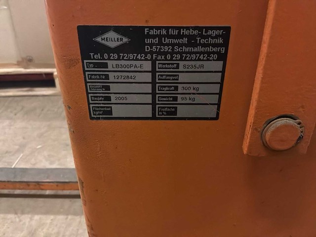 Meiller lb300-pa-e hydraunische vatenkar - afbeelding 6 van  6