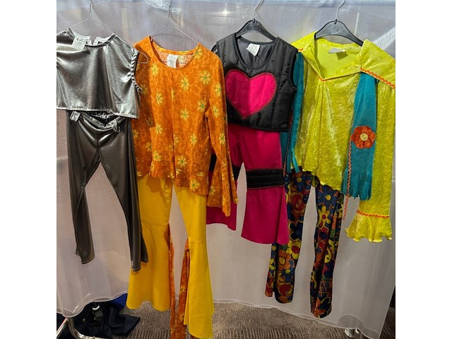 Meisjes flower power, disco - afbeelding 3 van  3