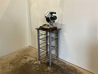 Meister craft mgs 800 afkortcirkelzaagmachine op frame - afbeelding 1 van  7