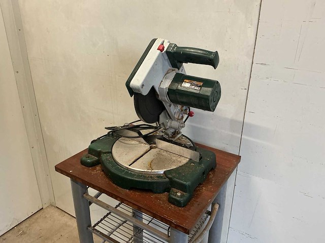 Meister craft mgs 800 afkortcirkelzaagmachine op frame - afbeelding 3 van  7