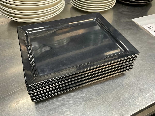Melamine schaal (6x) - afbeelding 1 van  1
