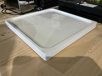 Melamine serveerplateau 40x40 cm (6x) - afbeelding 1 van  3