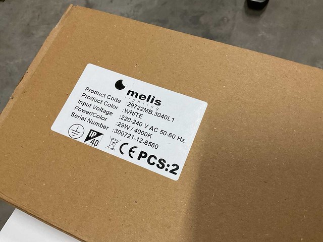 Melis 29722mb.3040l1 led opbouwarmatuur (4x) - afbeelding 3 van  3
