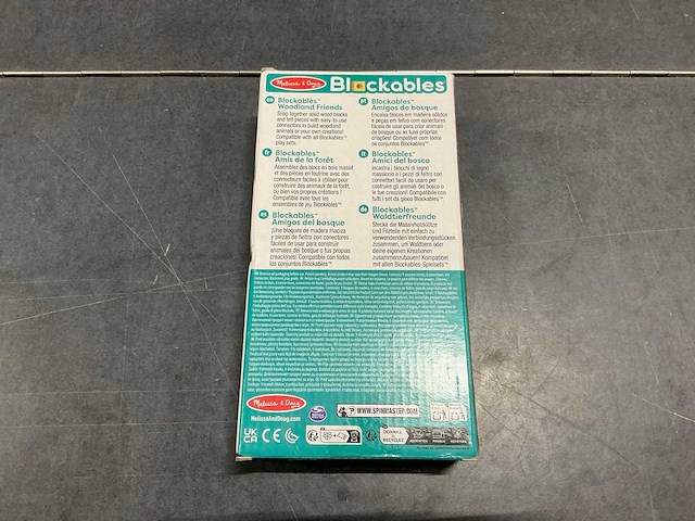 Melissa & doug woodland friends snap and play (45x) - afbeelding 3 van  3