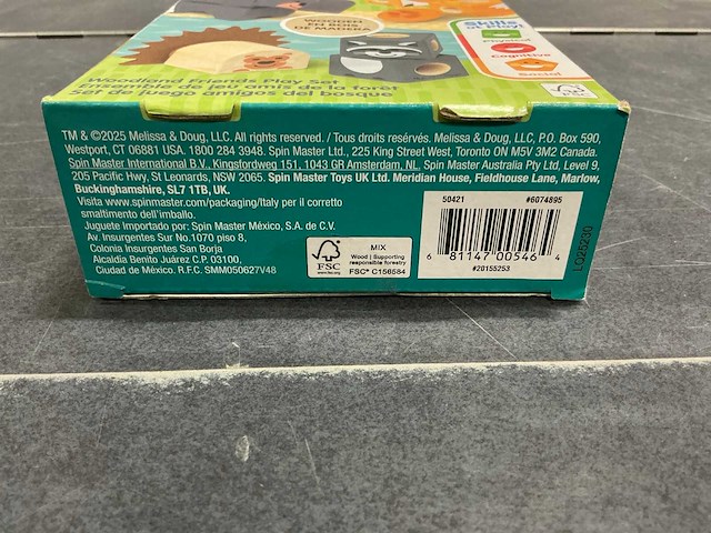 Melissa & doug woodland friends snap and play (45x) - afbeelding 2 van  4