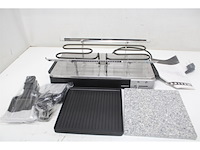 Melissa raclette grill met halve steen zwart - afbeelding 4 van  5