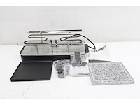 Melissa raclette grill met halve steen zwart - afbeelding 4 van  5
